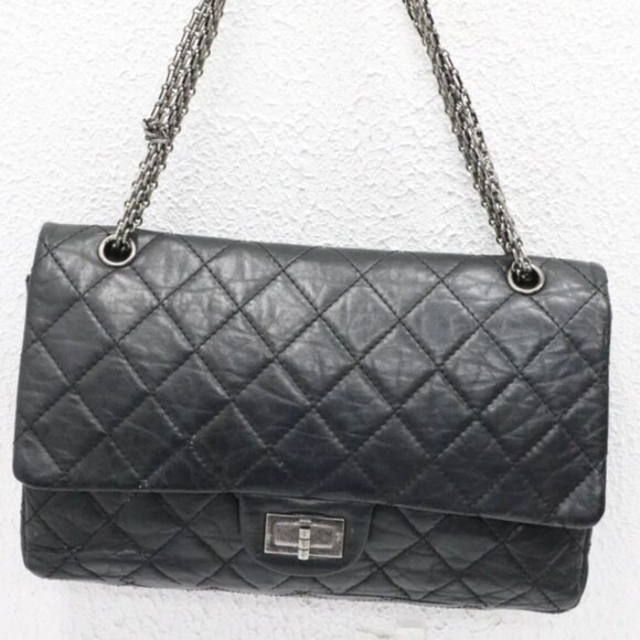 Chanel 2.55 Reissue 226 Double Flap Shoulder Bag - Picture 1 of 15